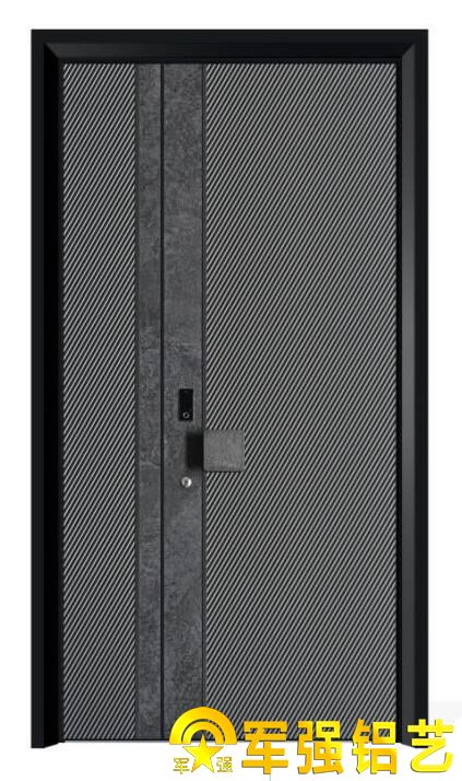 精雕鑄鋁岩板門