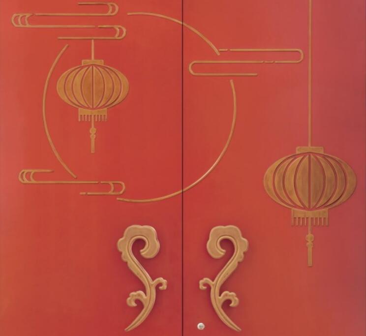 精雕鑄鋁門門麵圖案